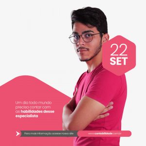 Dia do Contador 22 de Setembro Social Media PSD Editável