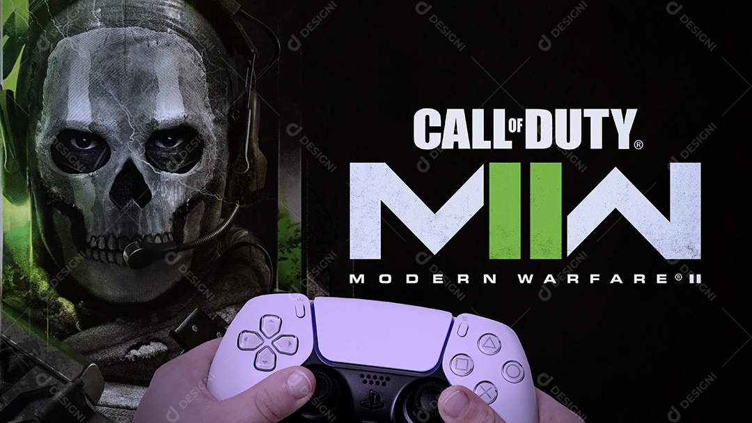 Controle do Playstation 5 com Call of Duty Modern Warfare