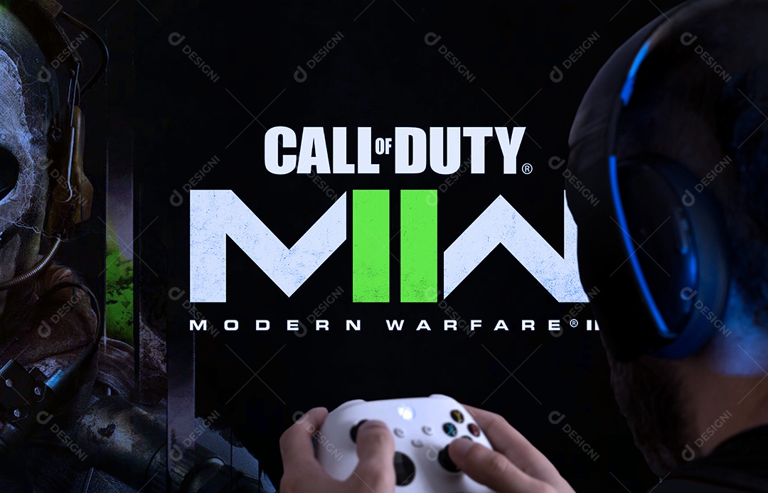 Controle do Playstation 5 com Call of Duty Modern Warfare