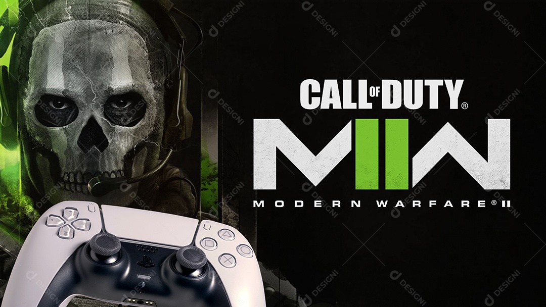 Controle Xbox Series com Call of Duty Modern Warfare II