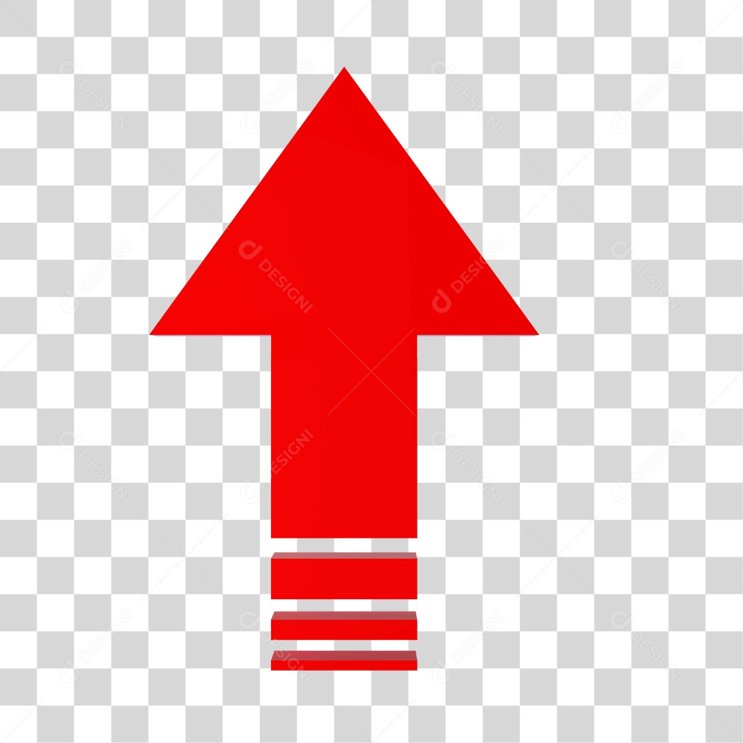 Flecha Seta de Impulsão PNG Sem Fundo 3D