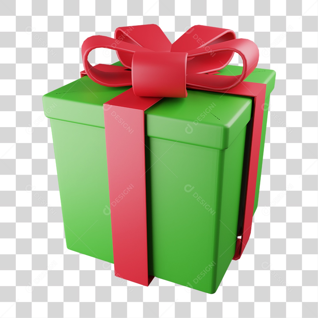 Enfeite de Natal Caixa de Presentes PNG Transparente