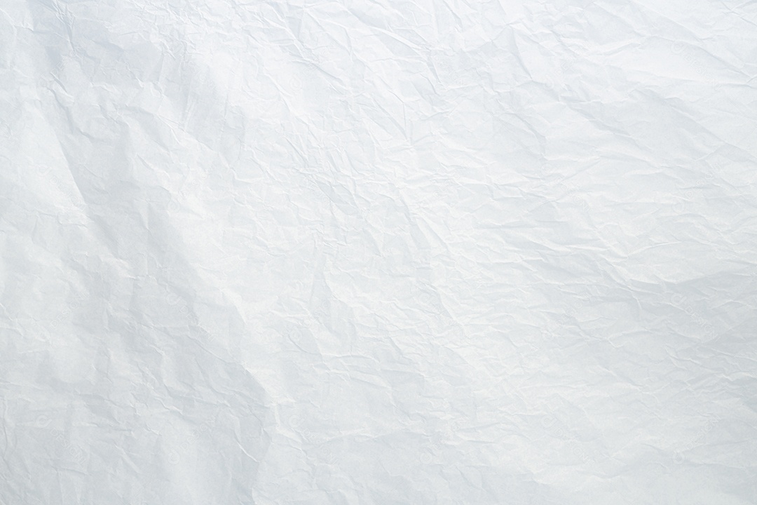 Fundo de textura de papel amassado branco. Fundo abstrato de papel vincado e enrugado velho branco.