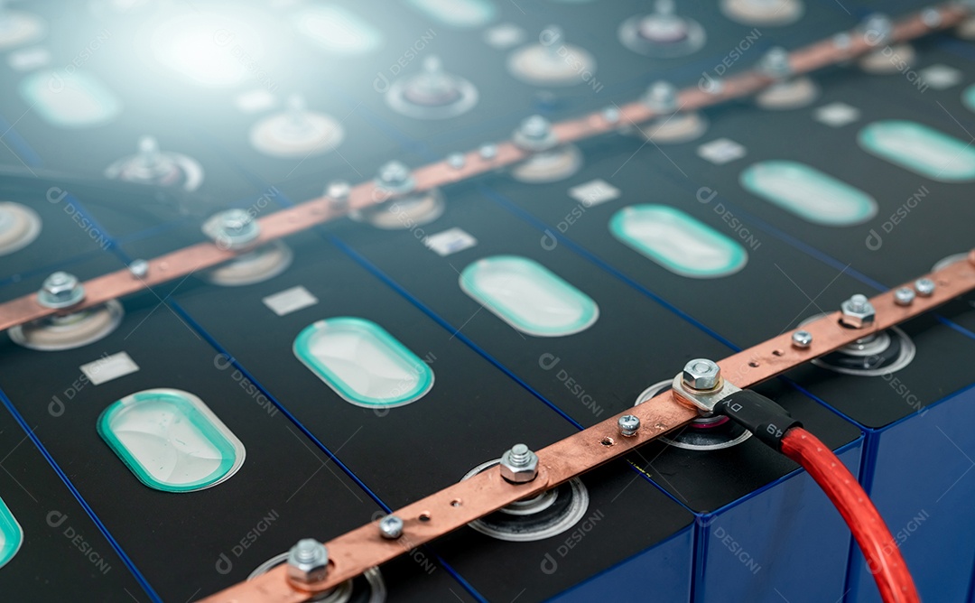 Bateria de lítio NMC para veículos elétricos. Bateria de carro elétrico.