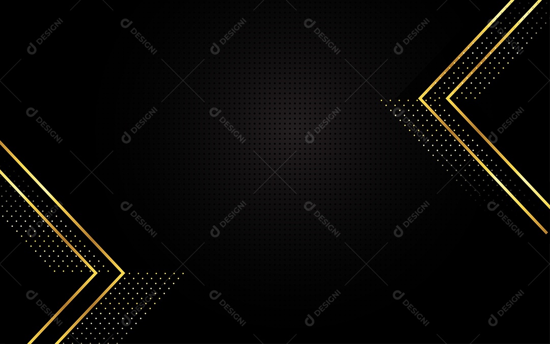 Abstrato fundo de luxo preto e dourado Vetor EPS