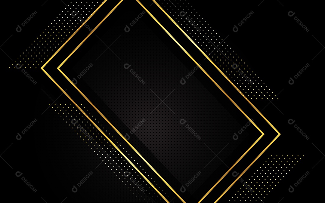 Abstrato fundo de luxo preto e dourado Vetor EPS