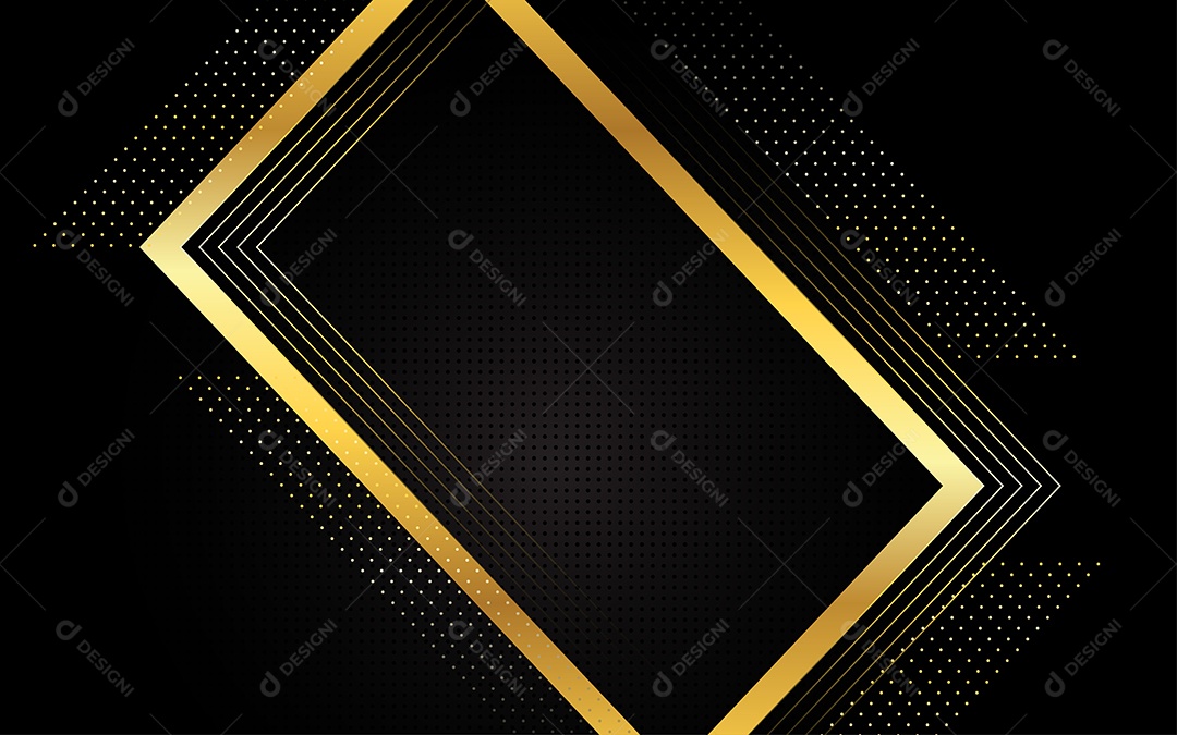 Abstrato fundo de luxo preto e dourado Vetor EPS