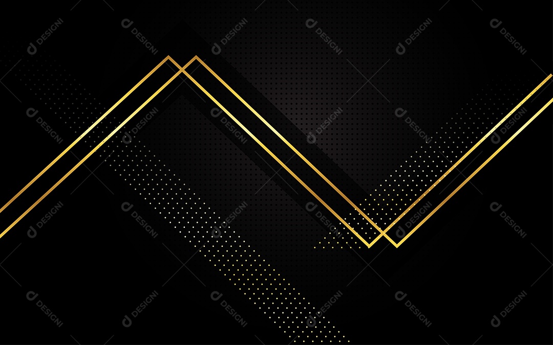 Abstrato fundo de luxo preto e dourado Vetor EPS