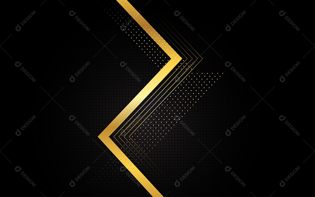 Abstrato fundo de luxo preto e dourado Vetor EPS