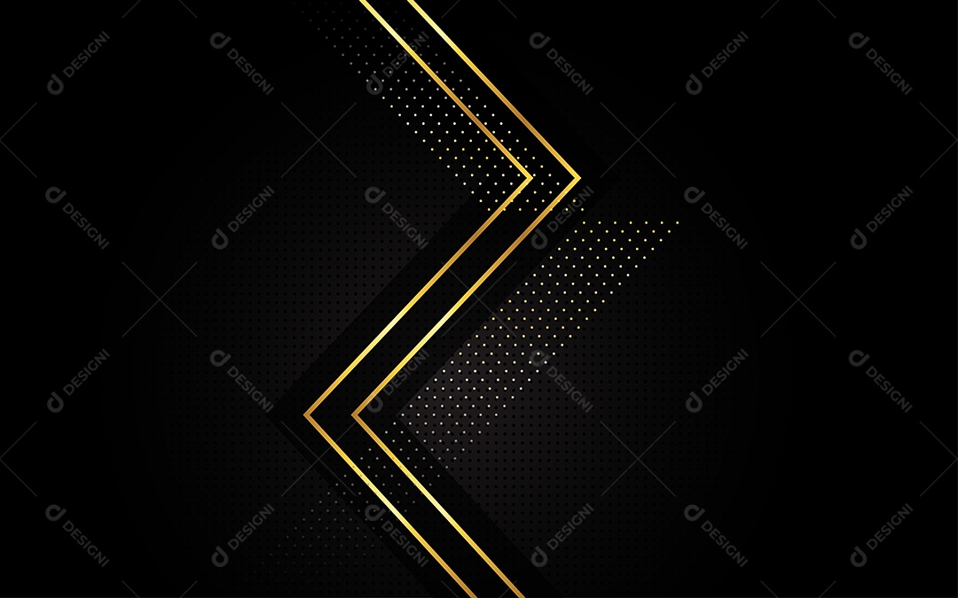 Abstrato fundo de luxo preto e dourado Vetor EPS