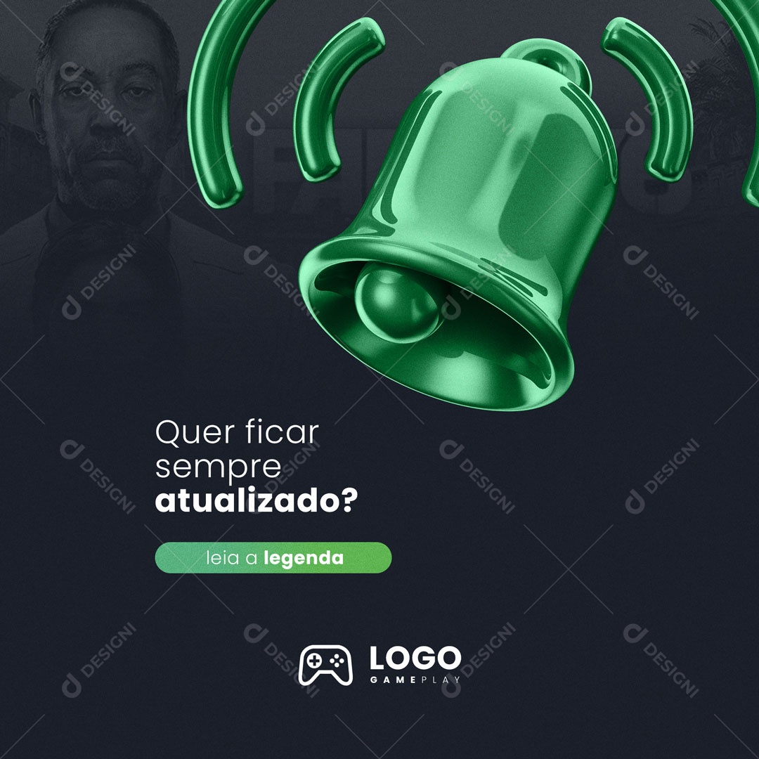 Social Media Games Gamer PSD Editável