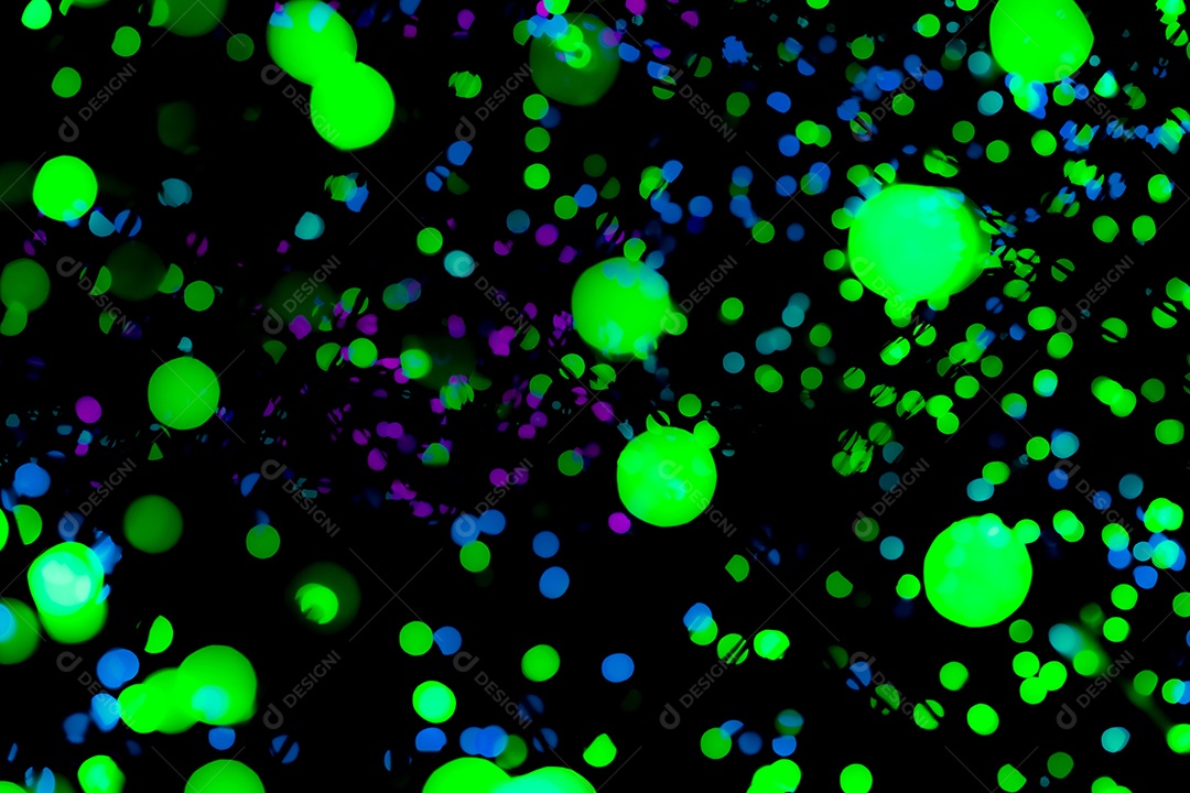 Luz de decoração de natal e feliz ano novo. Verde neon