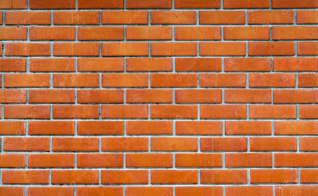 Fundo de textura de parede de tijolo laranja. Plano de fundo para o texto.