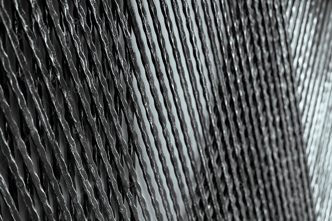 Painel de metal arquitetônico para parede de construção decorativa.