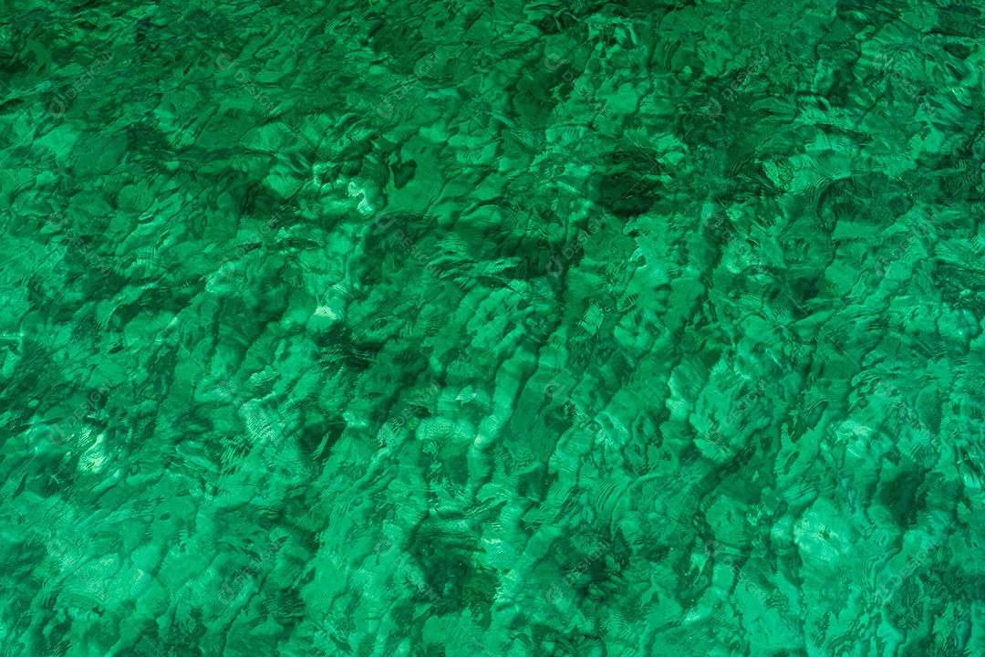 Fundo de textura abstrata verde de água do mar verde esmeralda.