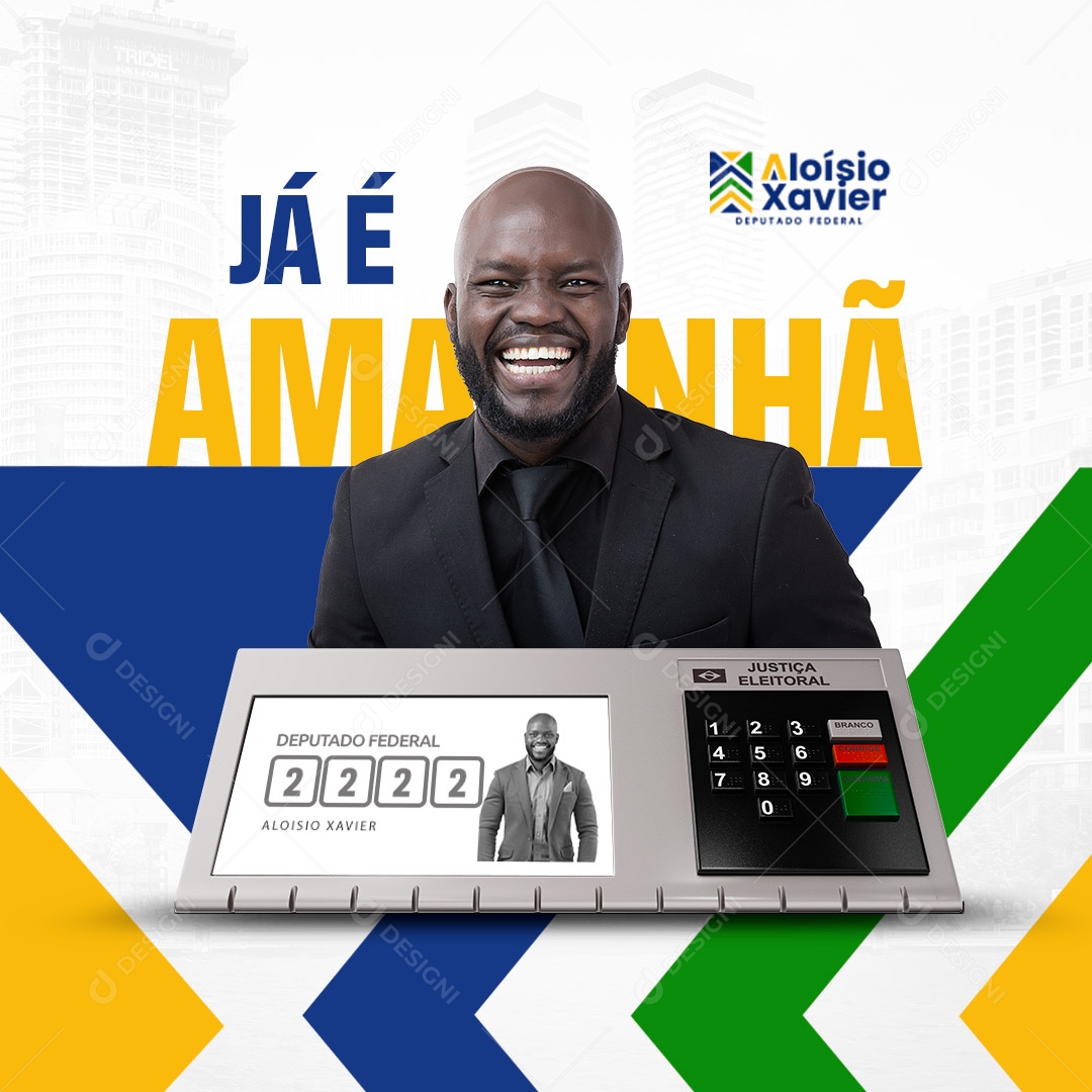 Social Media Politics Elections Deputy PSD Editable