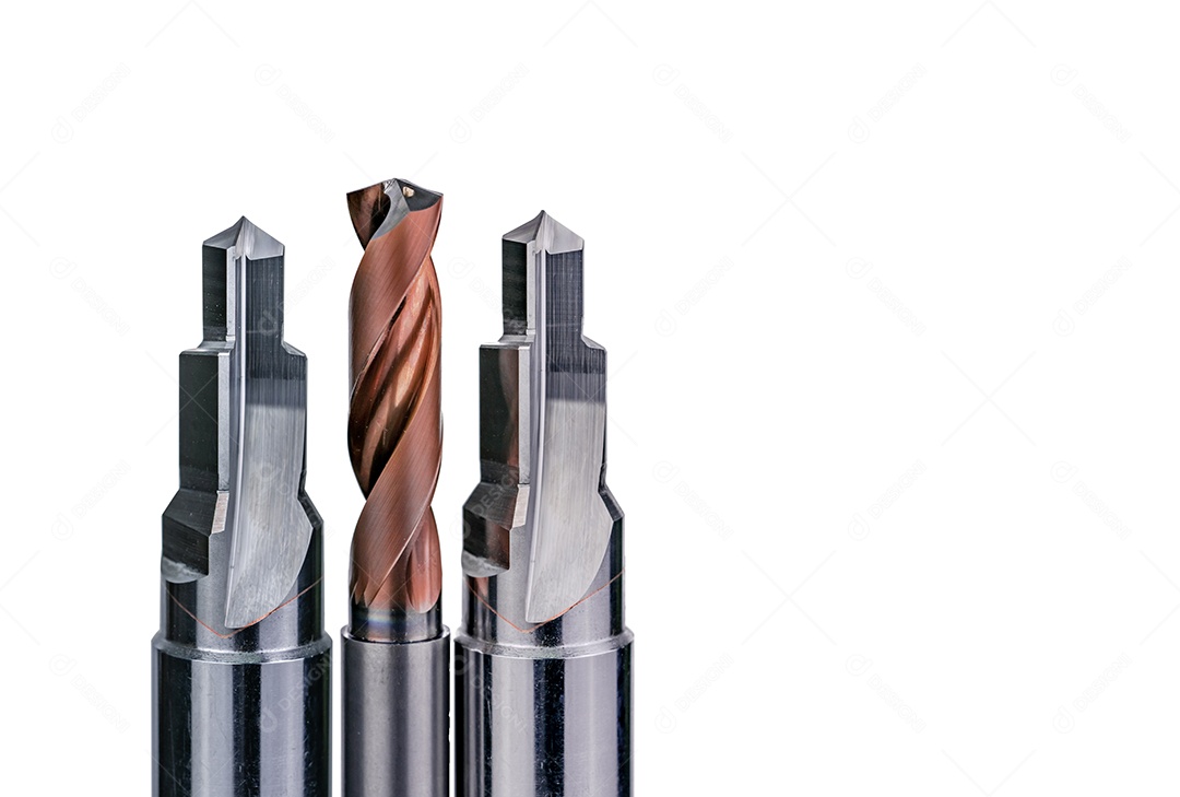 Ferramentas especiais isoladas no fundo branco. Feito sob encomenda especial