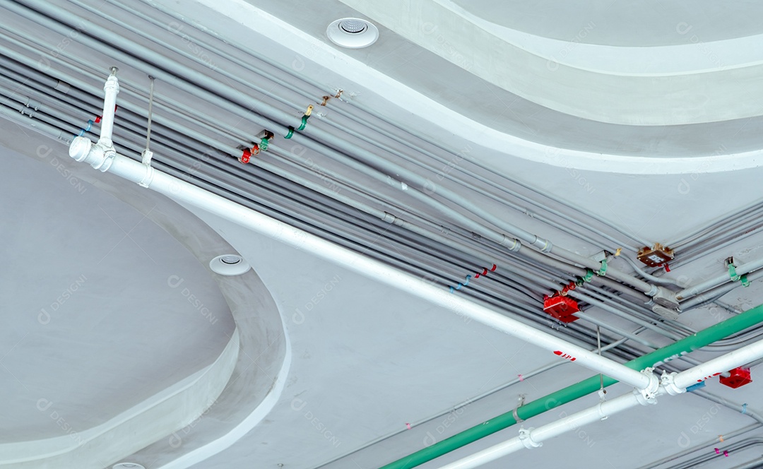 Sistema de conduíte elétrico e tubo de aço galvanizado de elétrico