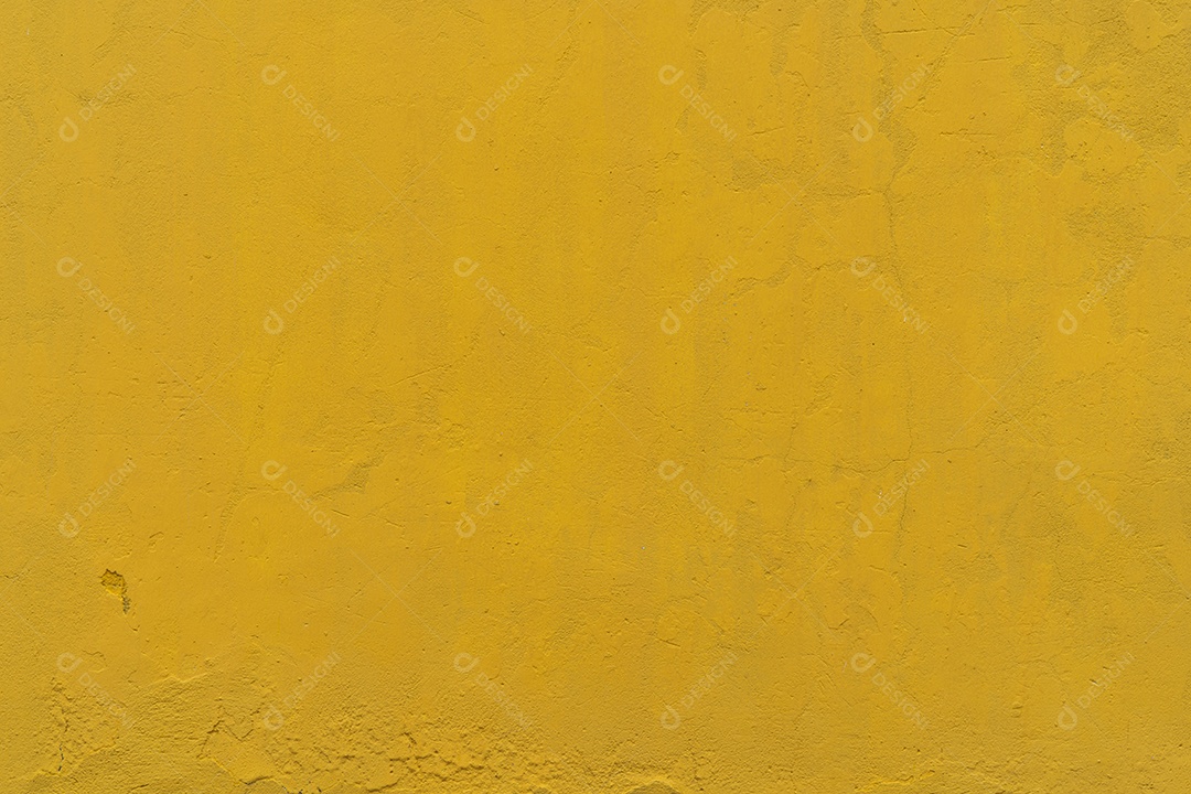 Fundo de textura de parede de concreto áspero amarelo.