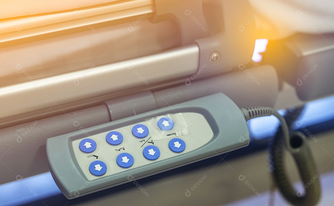 Painel de controle remoto aproximado do uso elétrico ajustável da cama