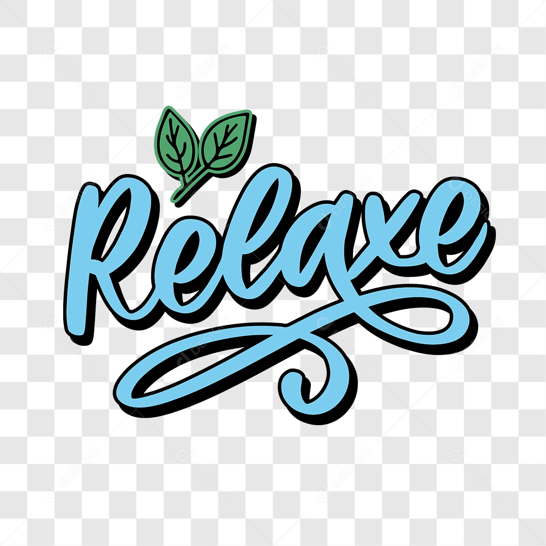 Lettering Relaxe EPS + PNG