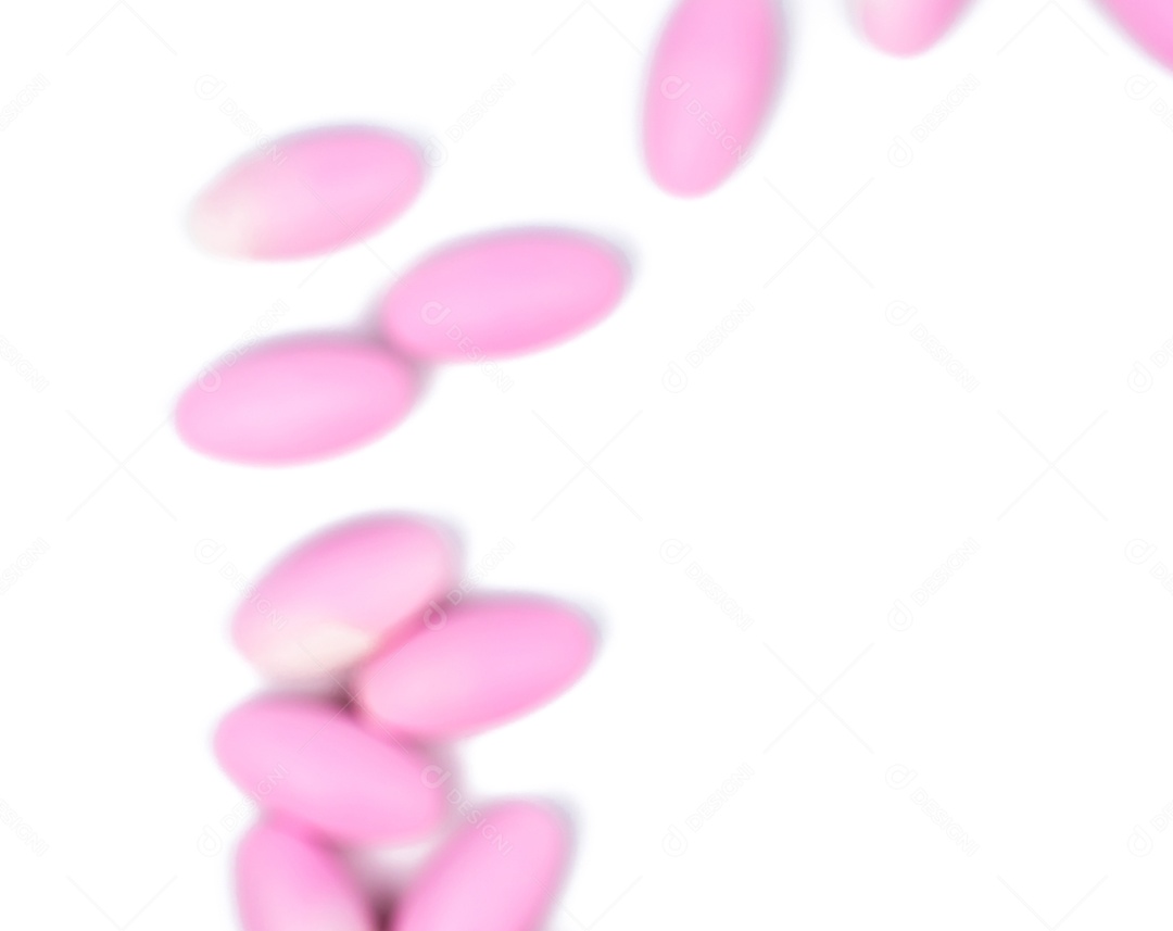 Desfocar pílulas de cálcio expiradas com mudança de cor