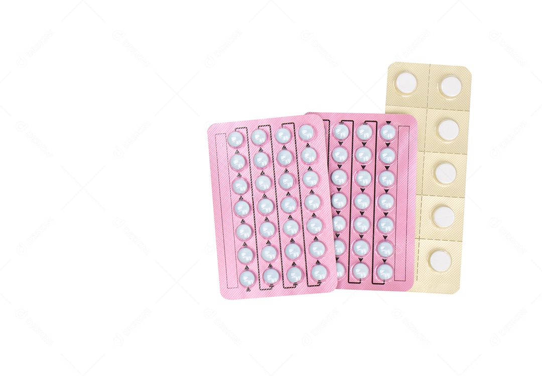 Pílulas hormonais para tratamento de mulheres na menopausa