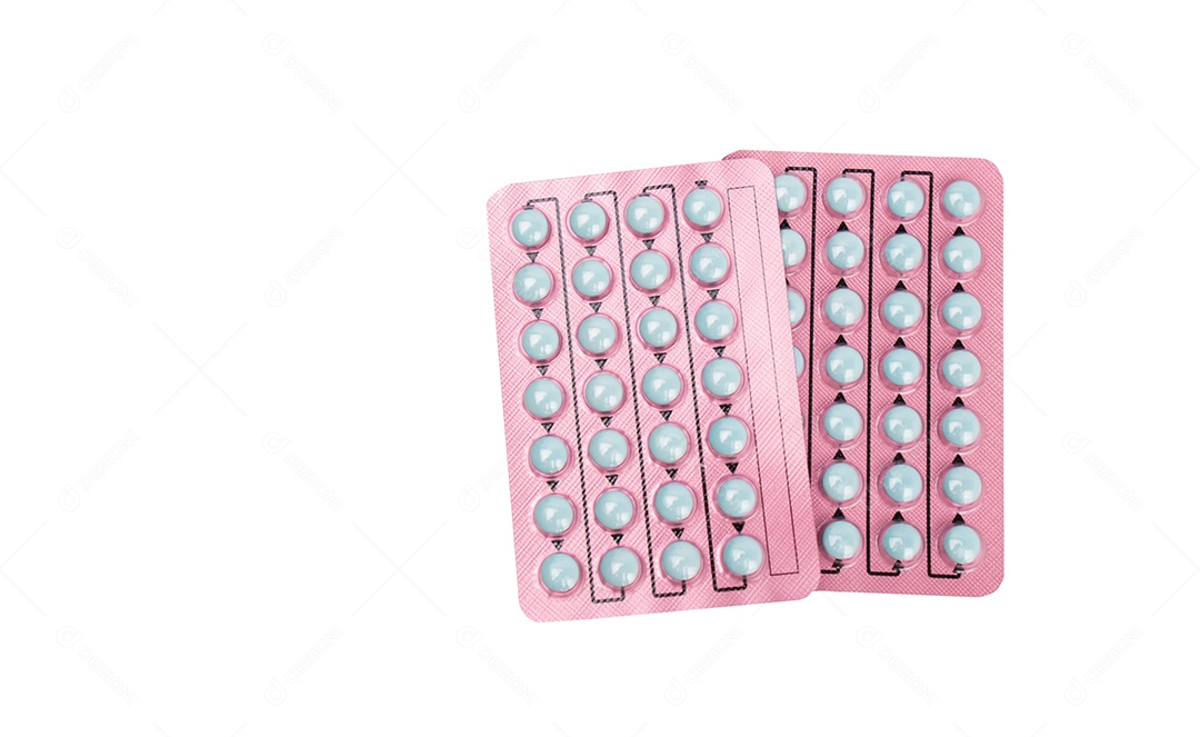 Pílulas hormonais para tratamento de mulheres na menopausa