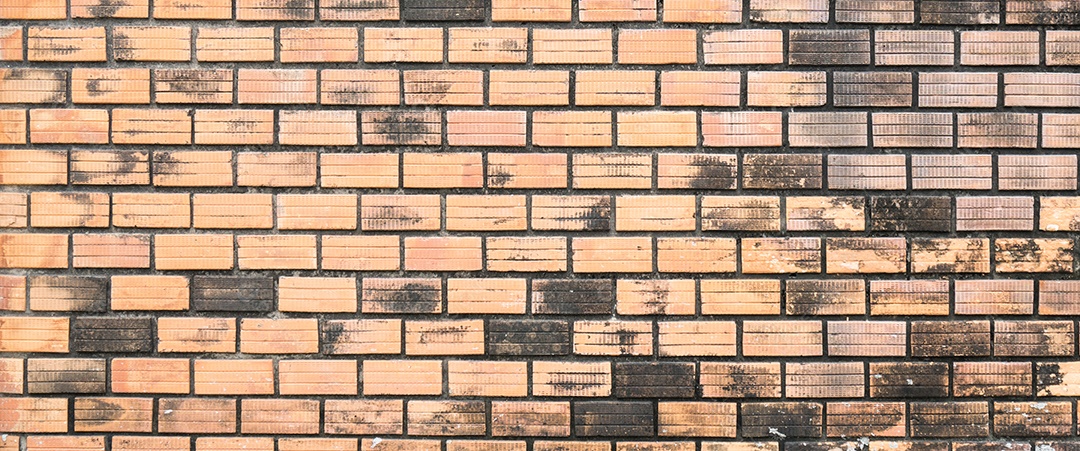 antigo fundo de parede de tijolos