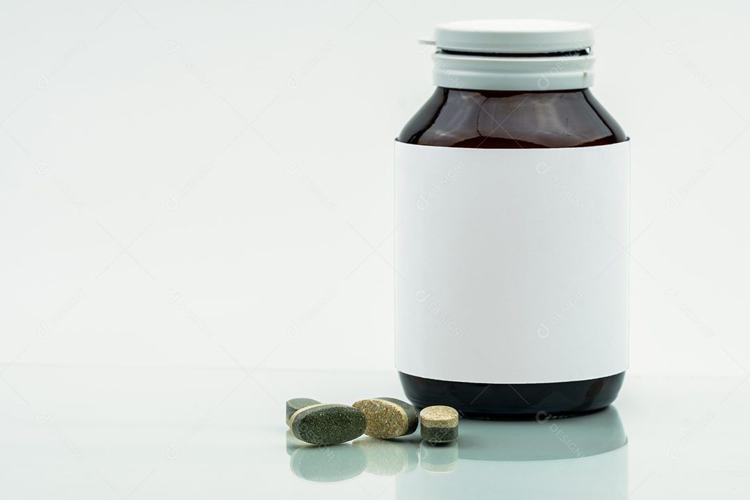 Vitaminas, suplementos e minerais comprimidos de camada dupla comprimidos