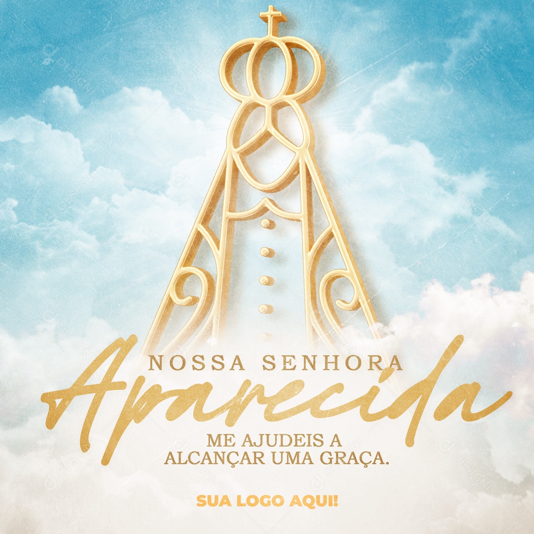 Dia 12 De Outubro Dia De Nossa Senhora Aparecida Social Media PSD Editável