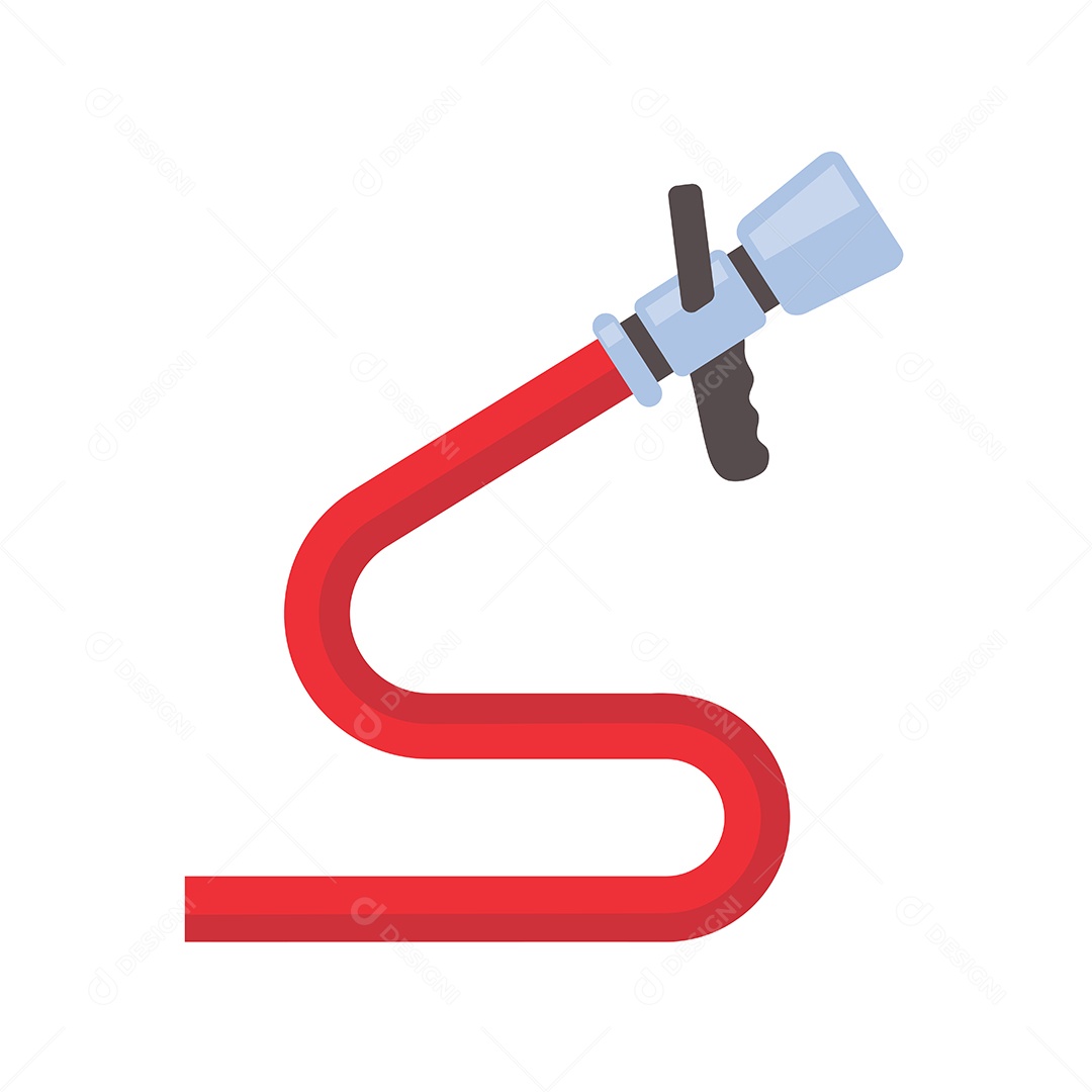 Mangueira De Incêndio Vetor EPS