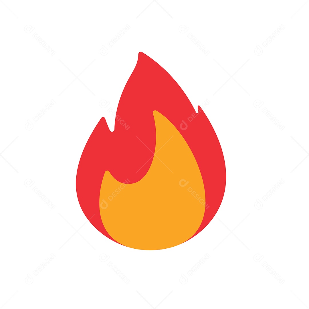 Ícone De Chama Vetor EPS