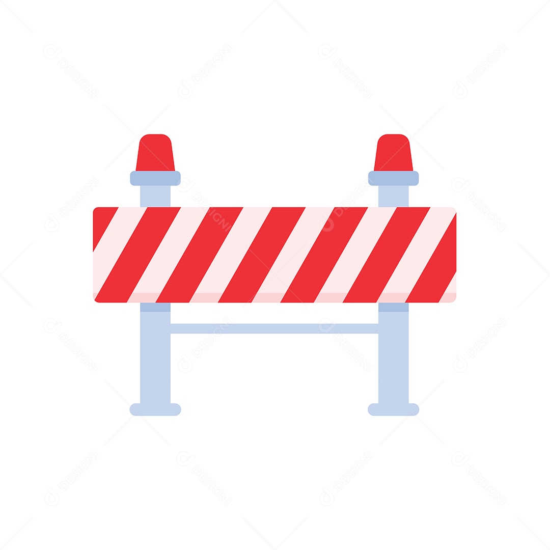 Ícone De Sinalização De Obras Na Estrada