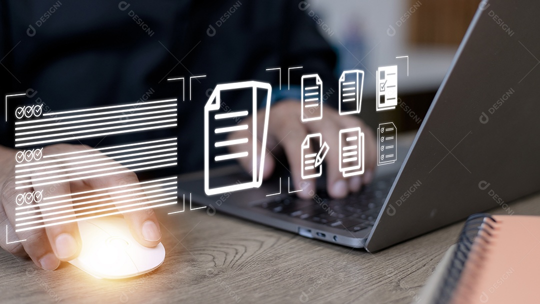 conceito de gerenciamento de documentos, banco de dados de documentação online