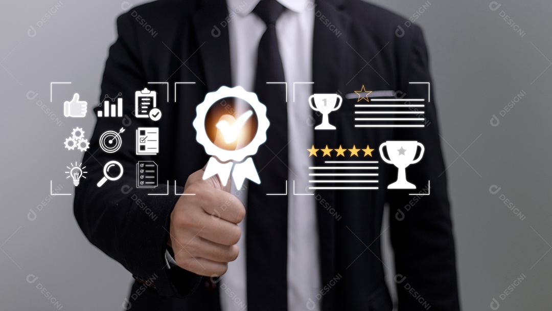 Conceito de Garantia de Qualidade, operando com a garantia de qualidade