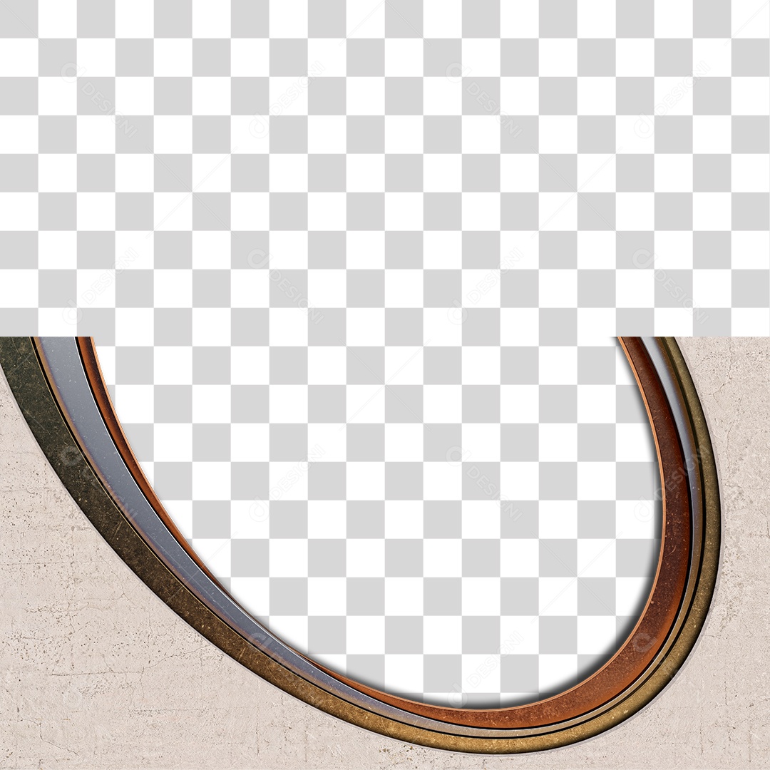 Decoração Marrom Branco e Cinza com Textura PNG Transparente
