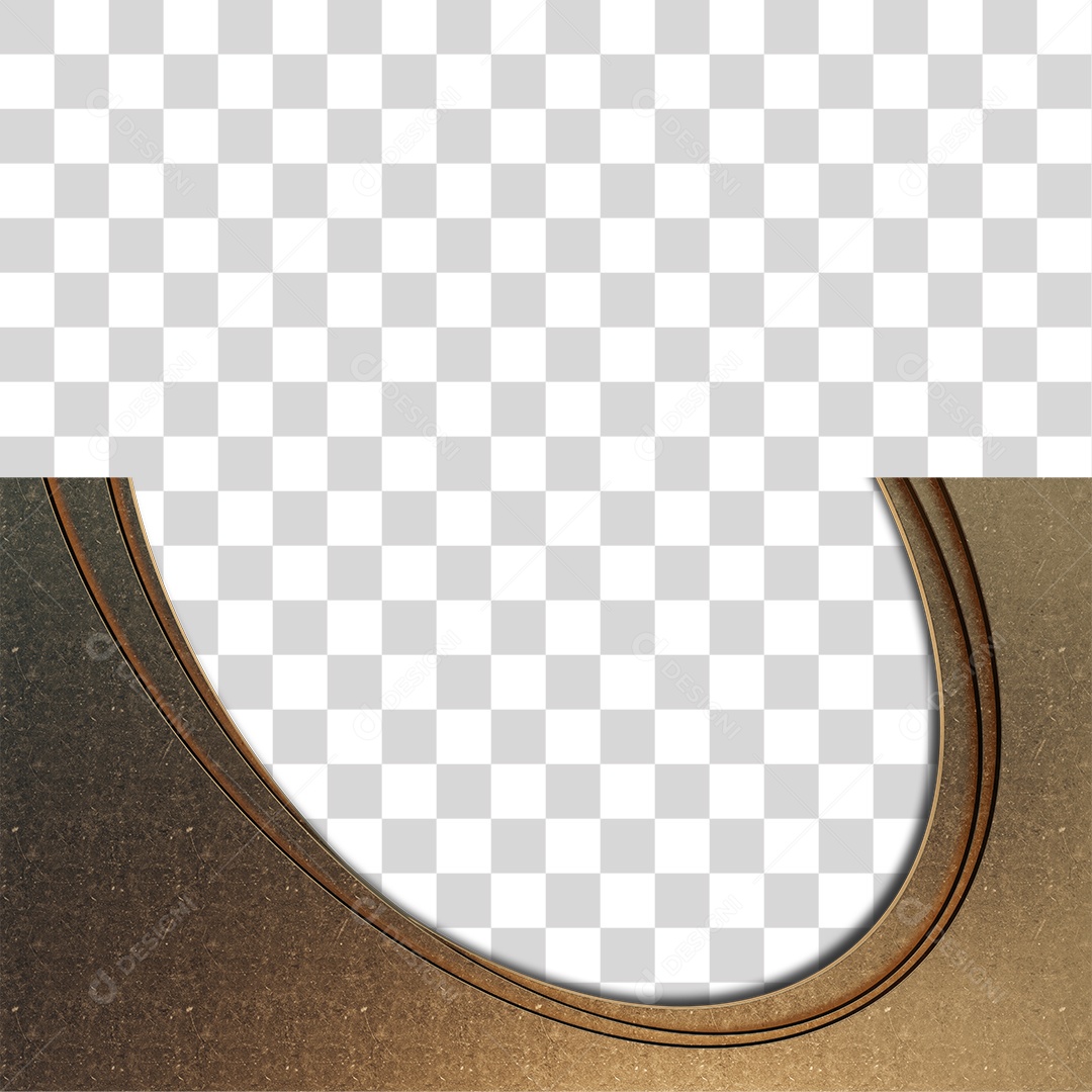 Decoração Marrom com Textura PNG Transparente