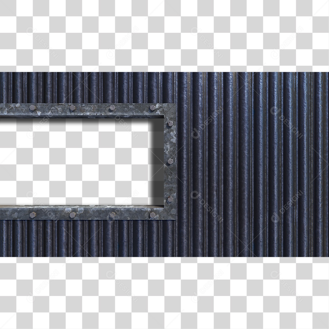 Estrutura e Chapa Metálica PNG Transparente