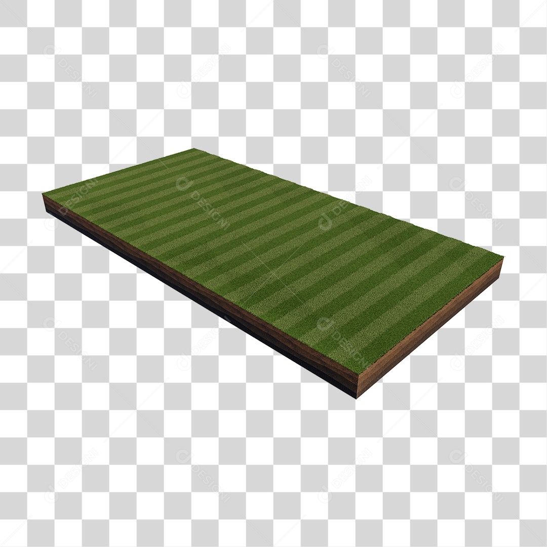 Grama Verde Quadriculada PNG Transparente