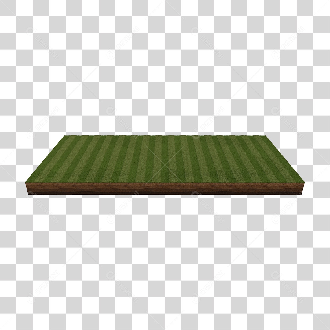 Grama Verde Quadriculada PNG Transparente