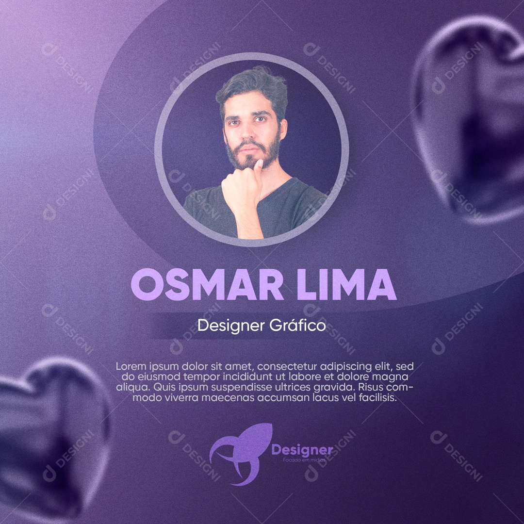 Social Media Design Designer Gráfico PSD Editável