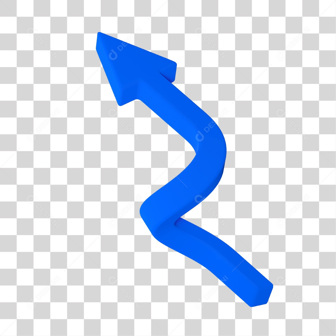 Flecha Seta PNG Sem Fundo 3D