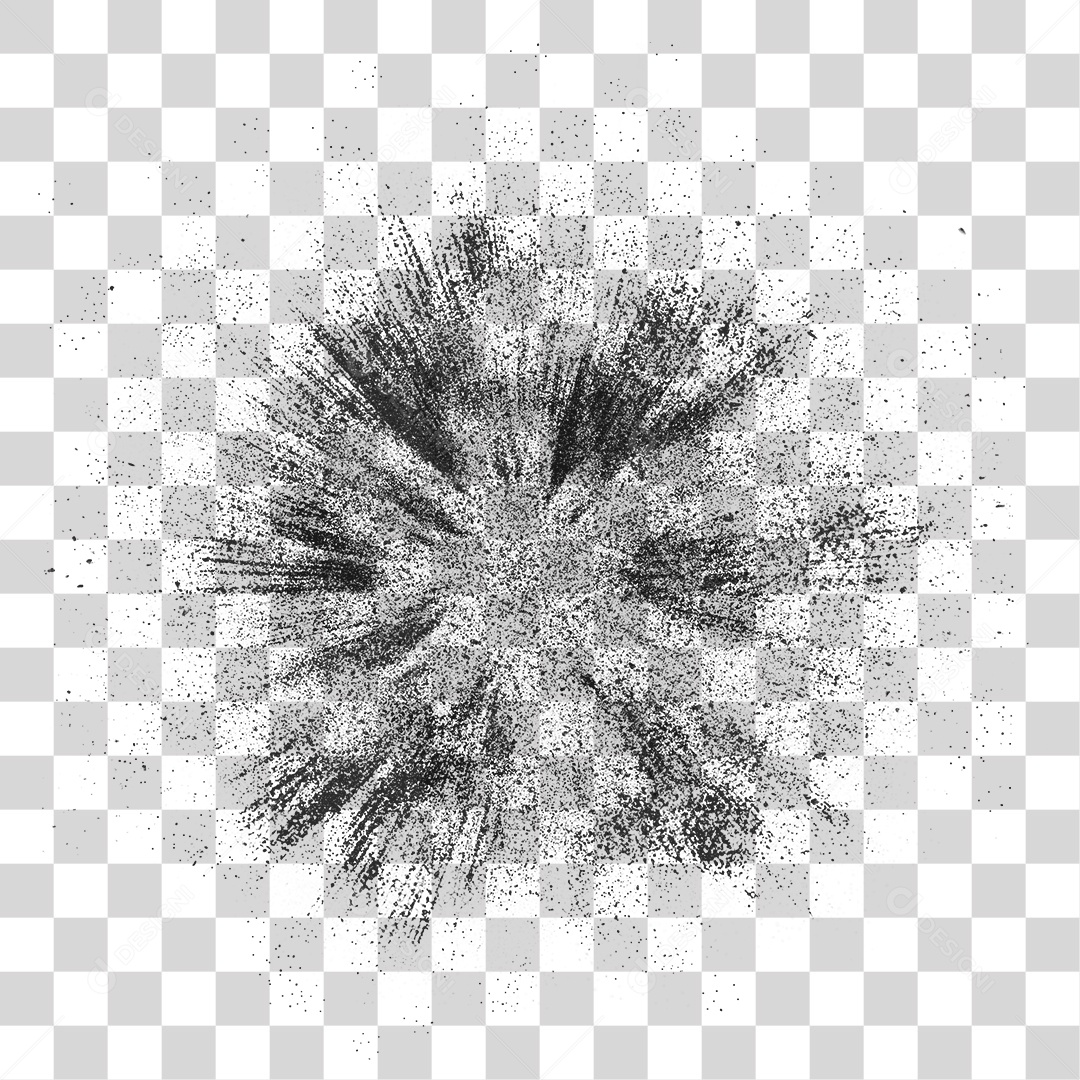 Particulas de Poeira Preta PNG Transparente