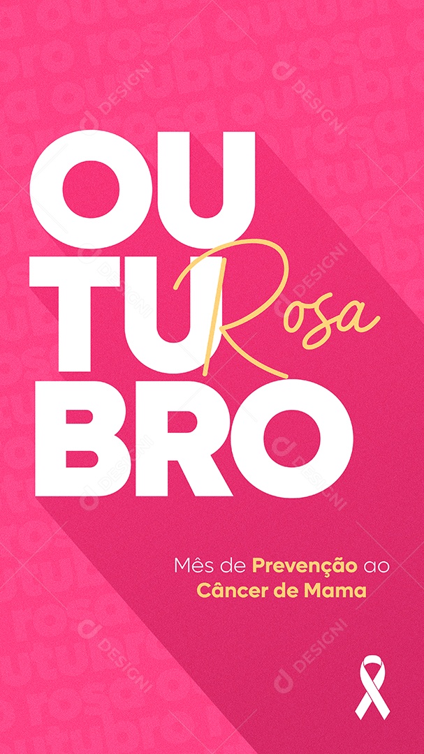 A Prevenção é Um toque De Amor Outubro Rosa Social Media PSD Editável
