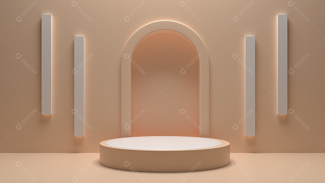 Cena fundo pano de fundo pódio produto prateleira em pé pano de fundo