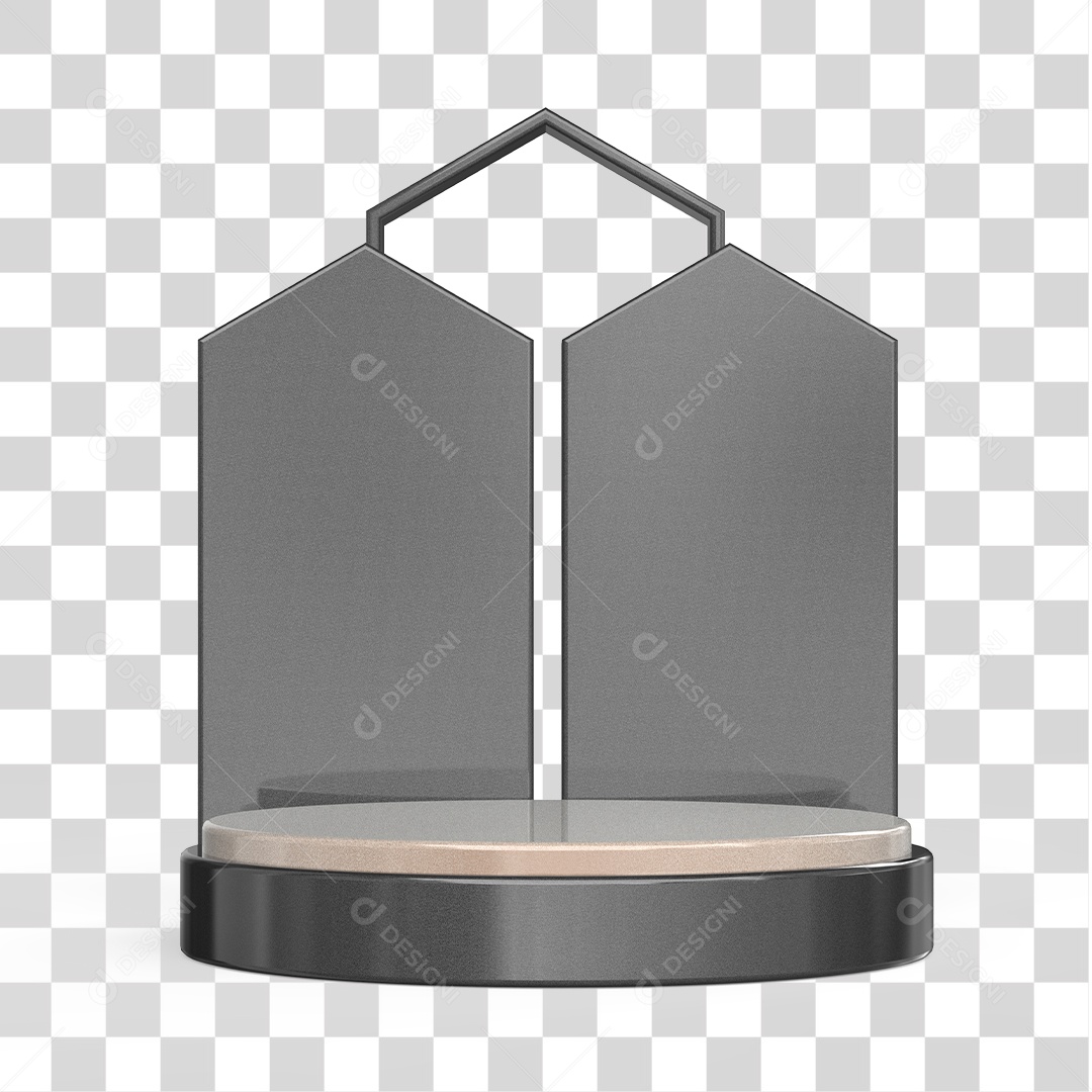 Pódio Prata PNG Transparente Sem Fundo