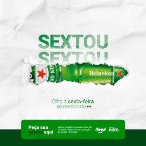 Sextou Com Cerveja Heineken Já Pode? Social Media PSD Editável