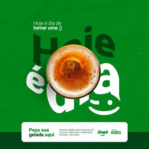 Social Media Bebidas Cerveja Gelada Heineken PSD Editável