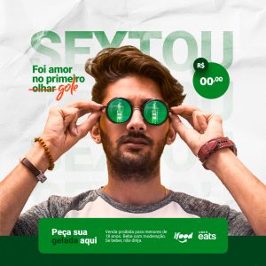 Social Media Sextou Bebidas Cerveja Gelada PSD Editável